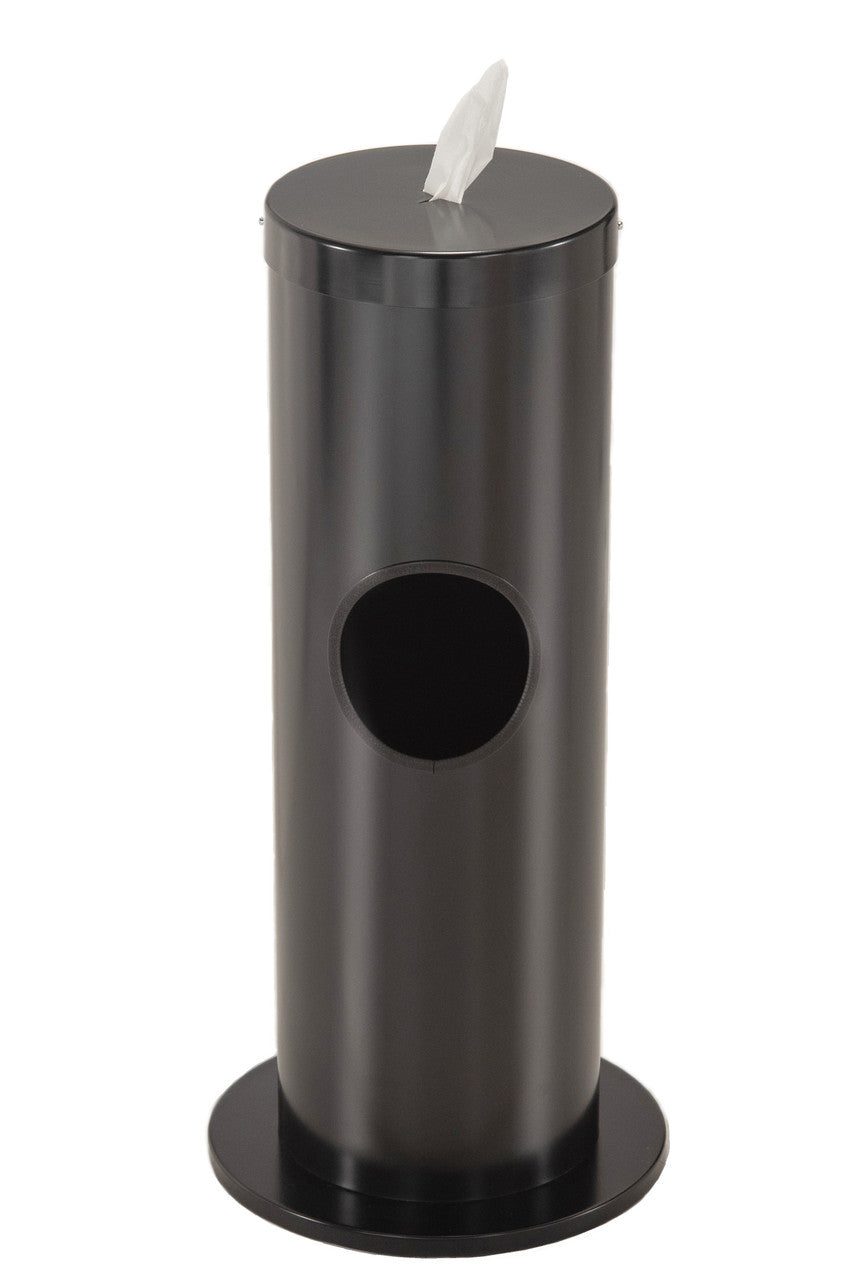 Antibacterial Wipe Dispenser and Waste Reciptacles with Liner 13.5" x 29" 19 lbs,