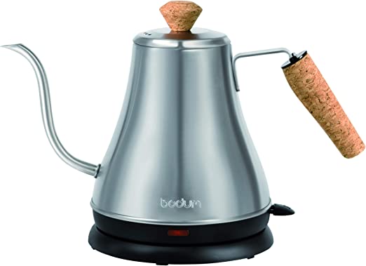 Melior Gooseneck Water Kettle, 0.8 l, 27 oz, Matte Silver