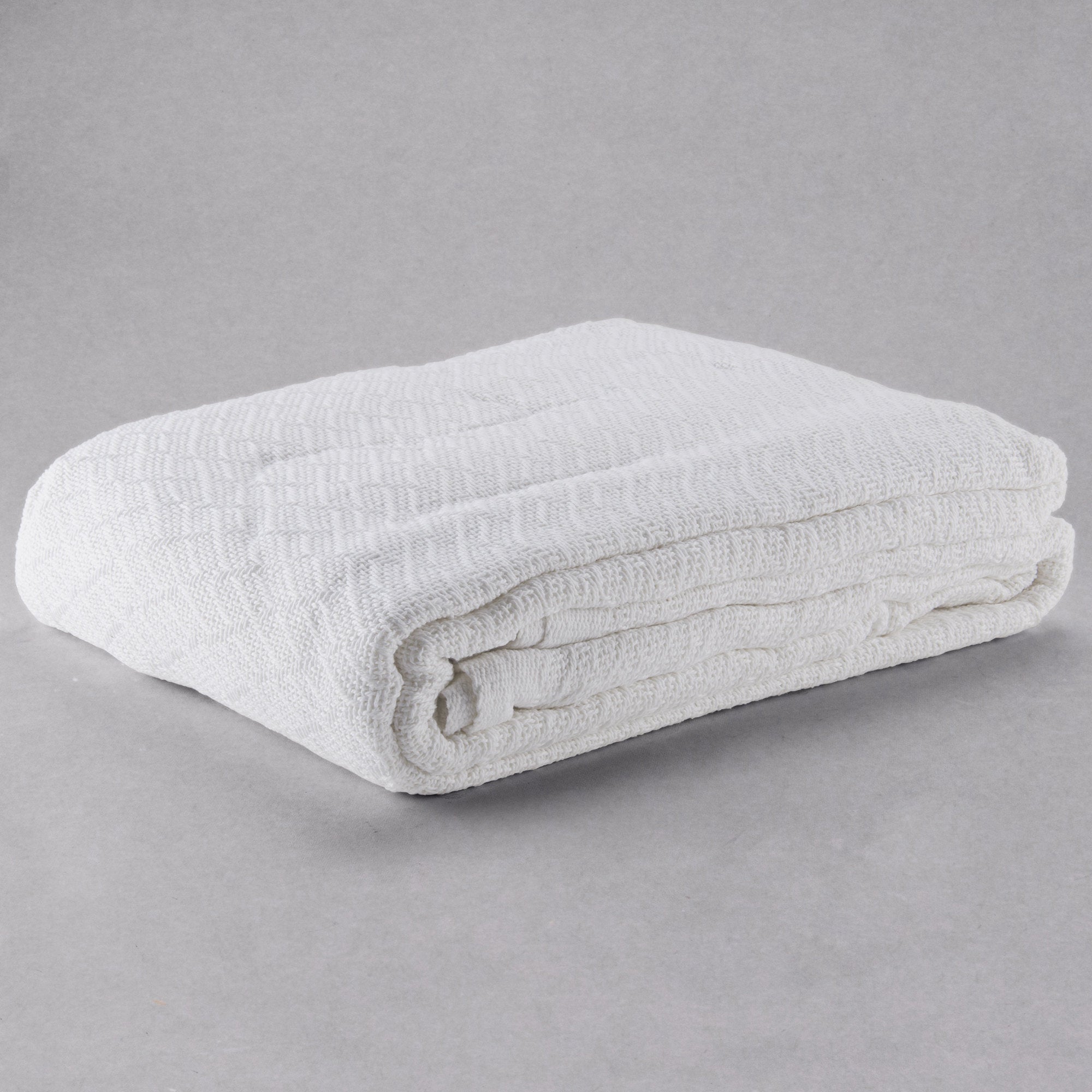 Oxford 100% Cotton Blanket, Herringbone, Medium Weight