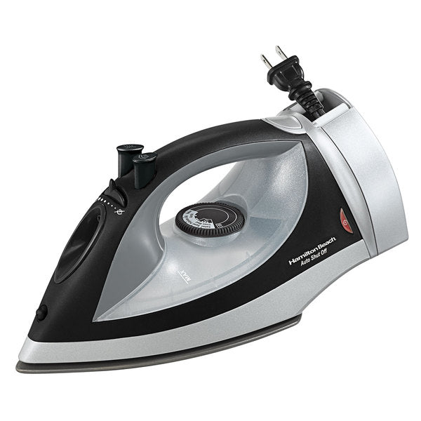 Iron Retractactable Cord 120V Auto shutoff Black/Silver