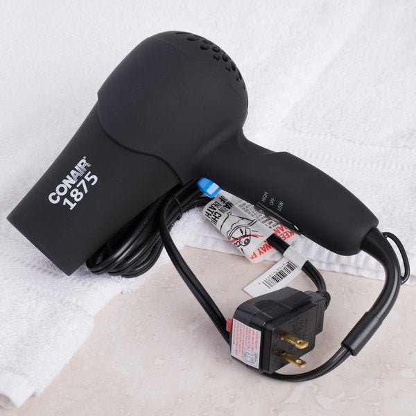 Conair® 1875 Watt Soft Surface™ Dryer Black
