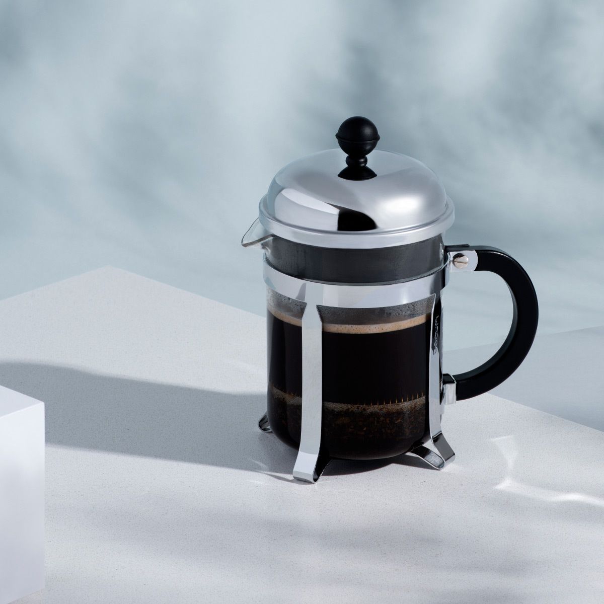 Chambord Shatterproof French Press Coffee maker, 4 cup, 0.5 l, 17 oz, tritan, Shiny