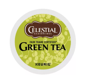 Celestial Seasonings® Green Tea Tea - Green and White Tea Kosher/ Fair Trade Caffeinated K-Cups