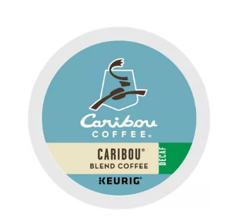 Caribou Coffee® Caribou Blend Decaf Medium Roast Kosher / Rainforest Alliance De-Caffeinated K-Cups