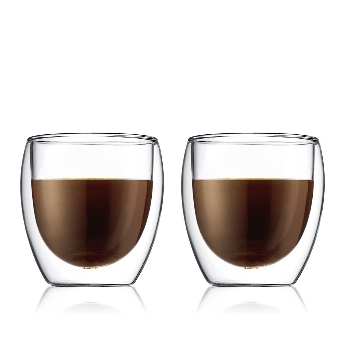 Pavina 2 pcs glass, double wall, extra small, 0.08 l, 2.5 oz,
Transparent