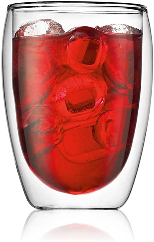 Pavina 6 pcs glass, double wall, medium, 0.35 l, 12 oz,
Transparent