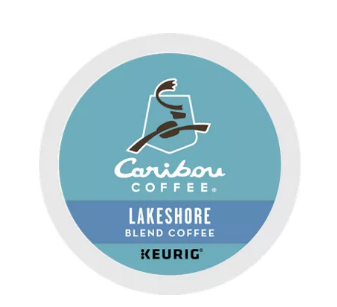 Caribou Coffee® Lakeshore Blend Medium Roast Kosher / Rainforest Alliance Caffeinated K-Cups