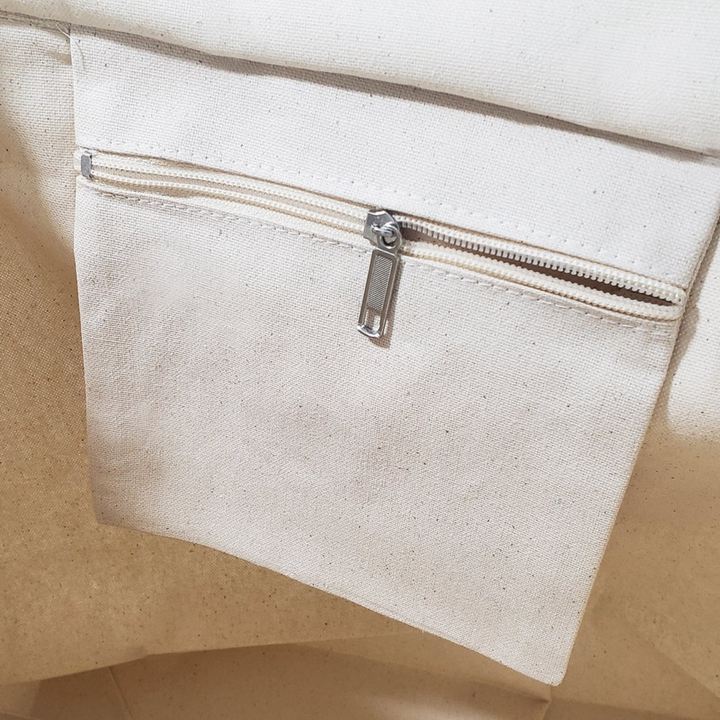 Extended Pet-Stay Canvas Tote