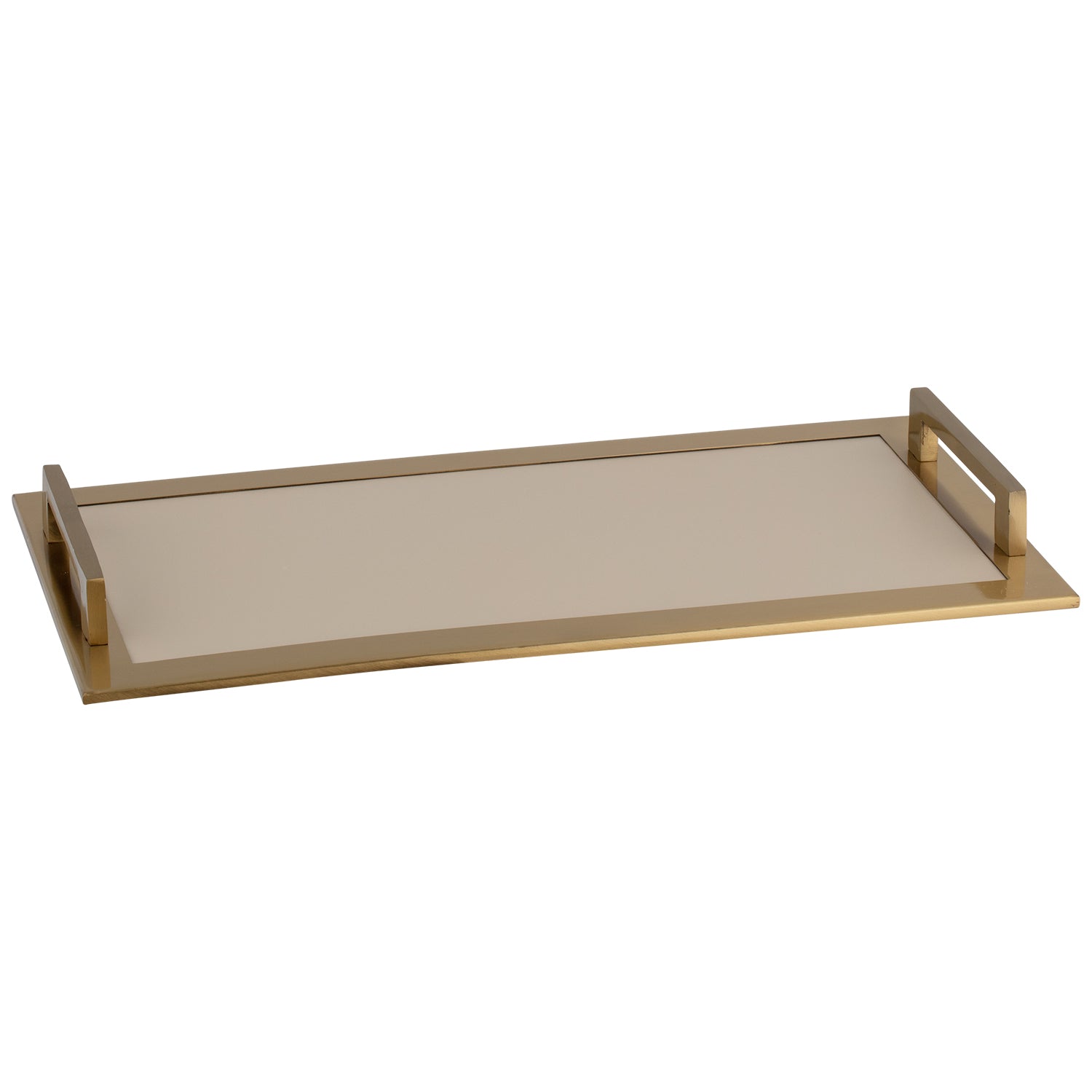 Gold Rush Stainless Tray Taupe