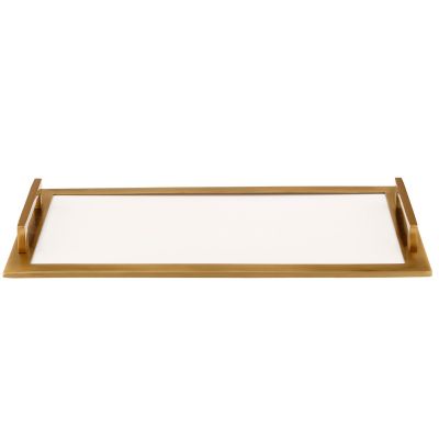 Gold Rush Stainless Tray White