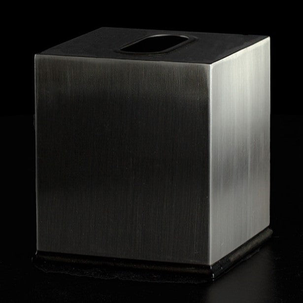 Brushed Stainless Steel Boutique Tissue Box