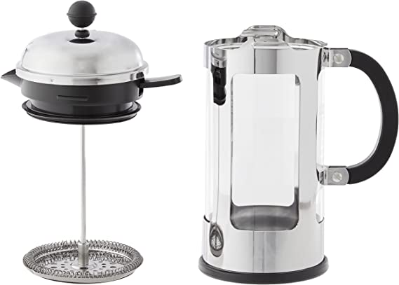 Chambord French Press Coffee Maker, 8 cup, 1.0 l, 34 oz,
stainless steel, Shiny