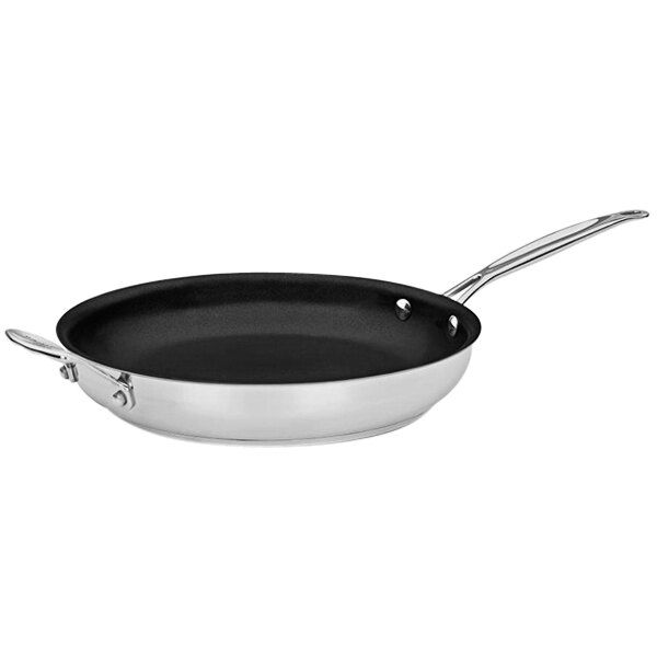 Cuisinart® Stainless Steel
12" Non-stick Skillet with Helper Handle, Stainless