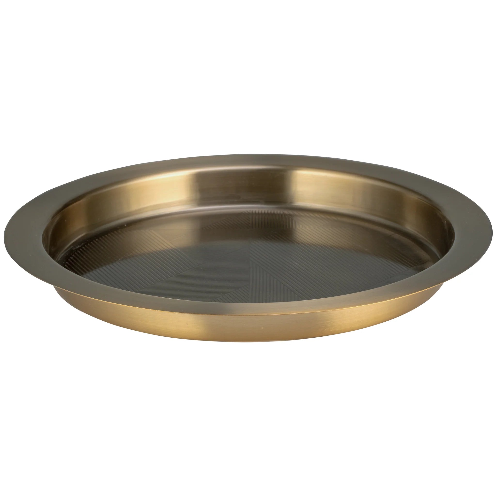 Urban Oasis Chevron Tray Brushed Gold