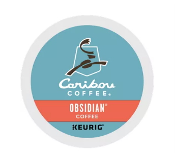 Caribou Coffee® Obsidian Medium Roast Kosher / Rainforest Alliance Caffeinated K-Cups