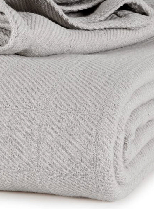 Allsoft 100% Cotton Blanket, Twill Weave, Medium Weight