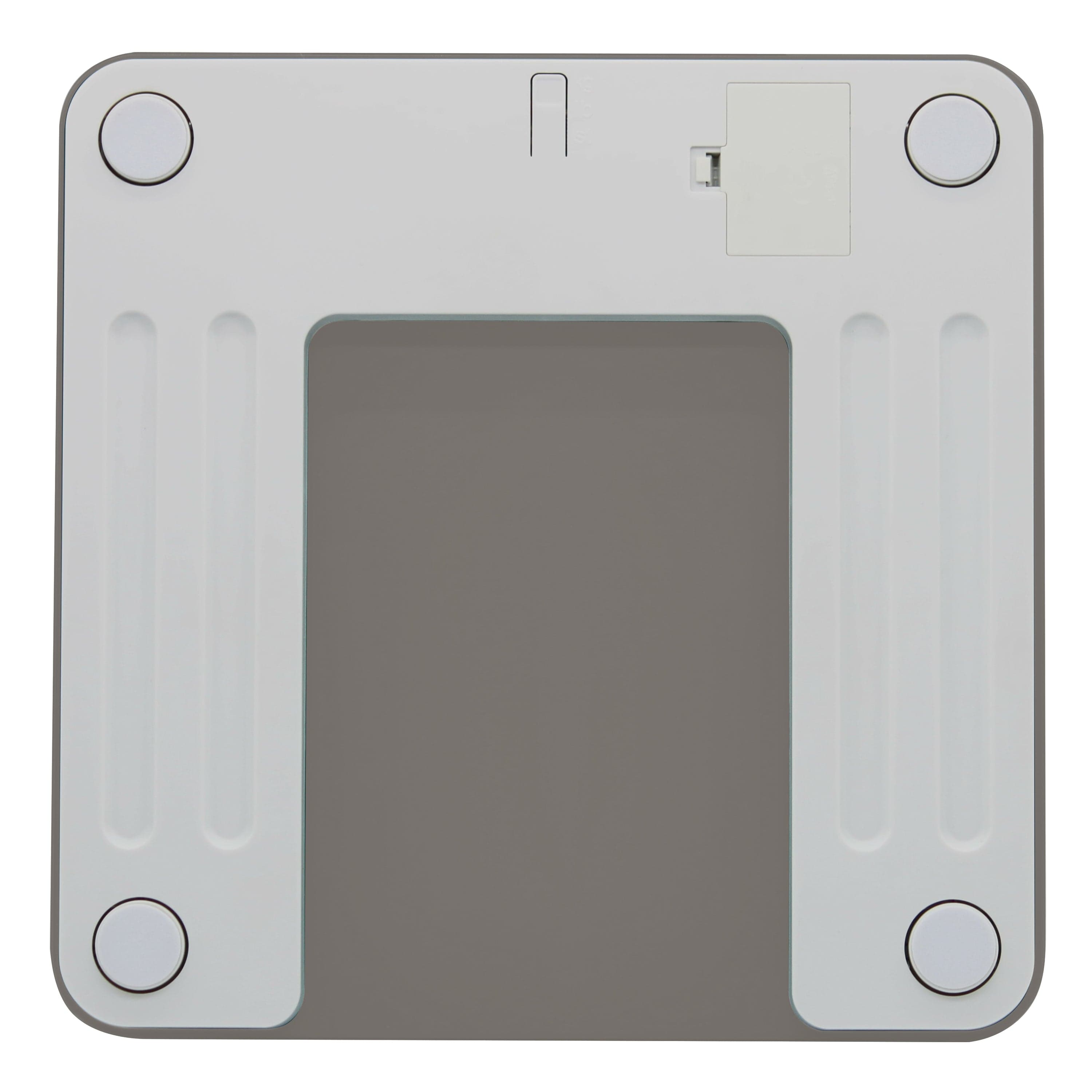 Precision Digital Glass Bath Scale, Taupe with Stainless Steel Accents