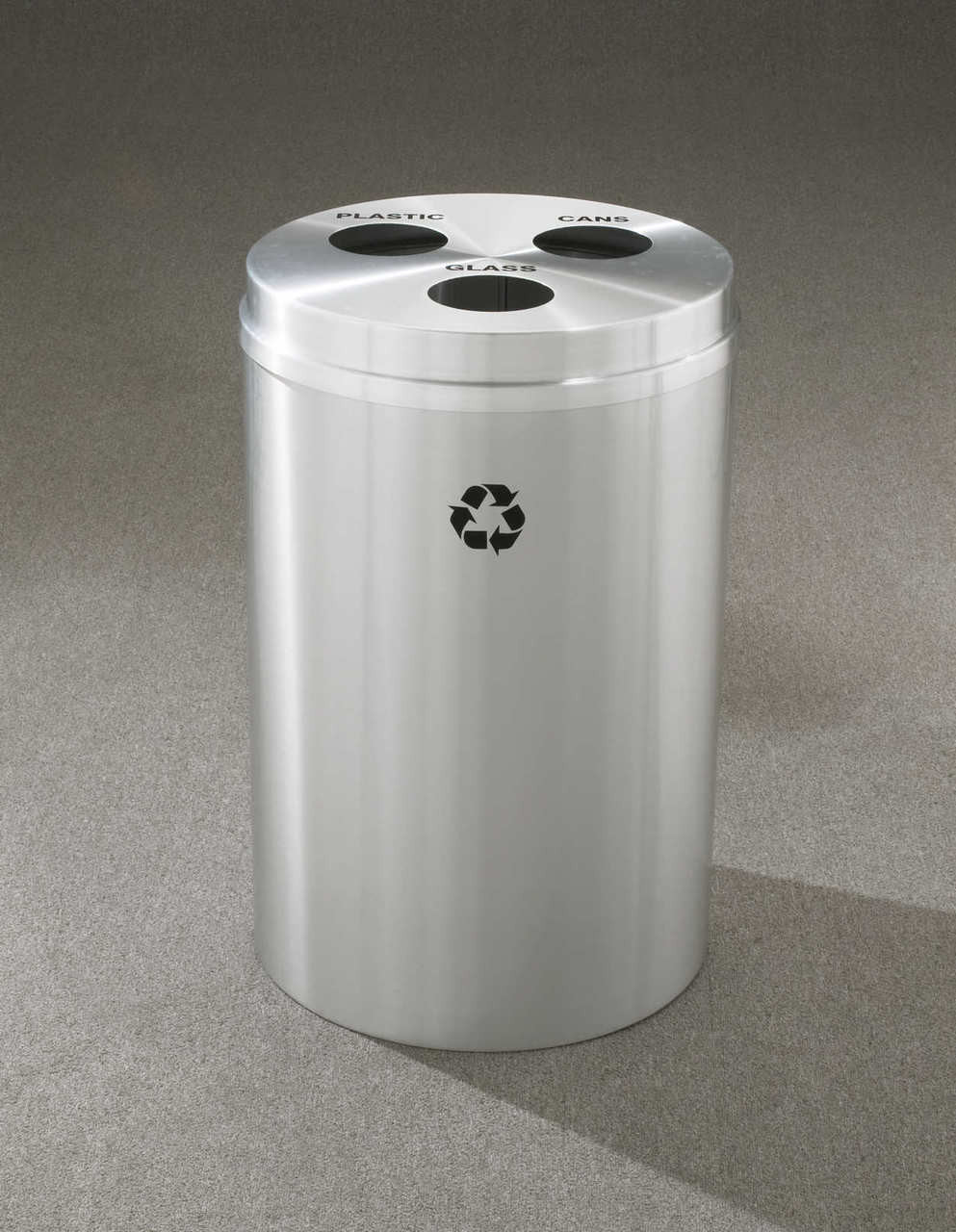RecyclePro 3 Triple Purpose Receptacles 20"x31" 47 lbs,