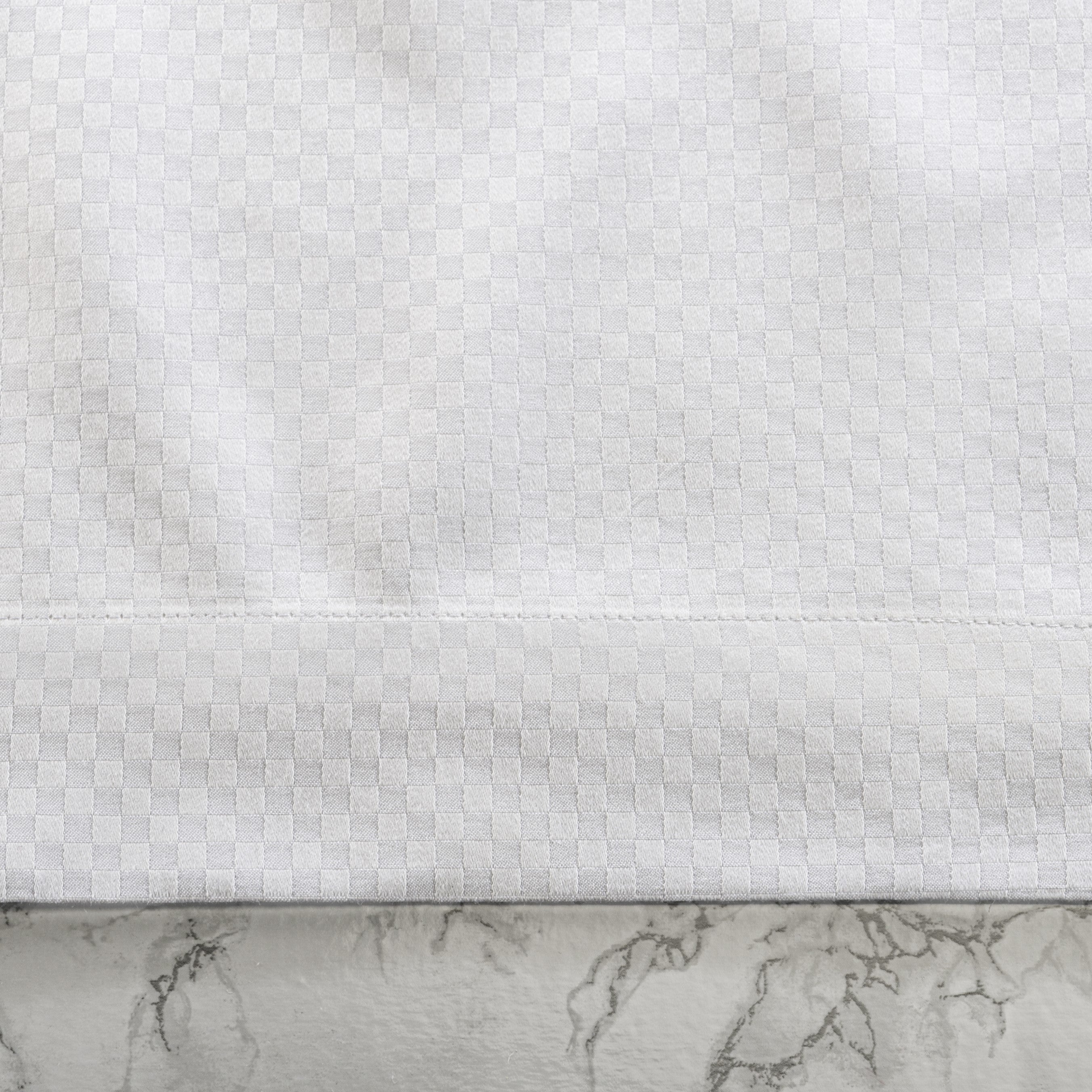 Luxury T300 100% ELS Cotton, Microcheck Sateen