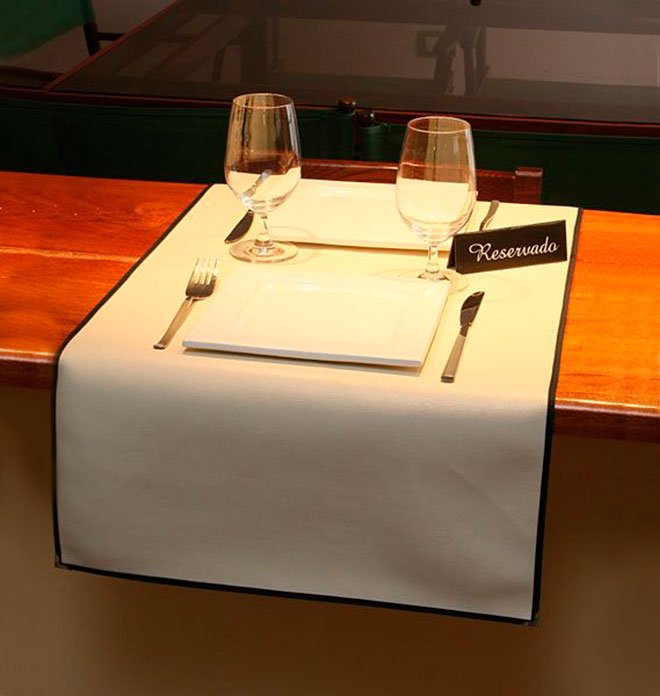 Table Runner 17"x27", Faux Leather