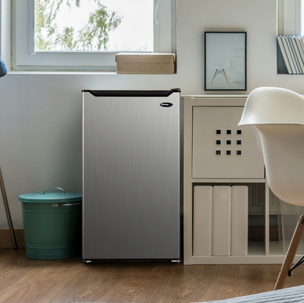Refrigerator 3.2 cu. ft Stainless Steel