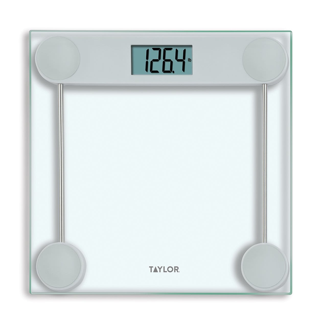 Digital Bathroom Scale with Metal Accents