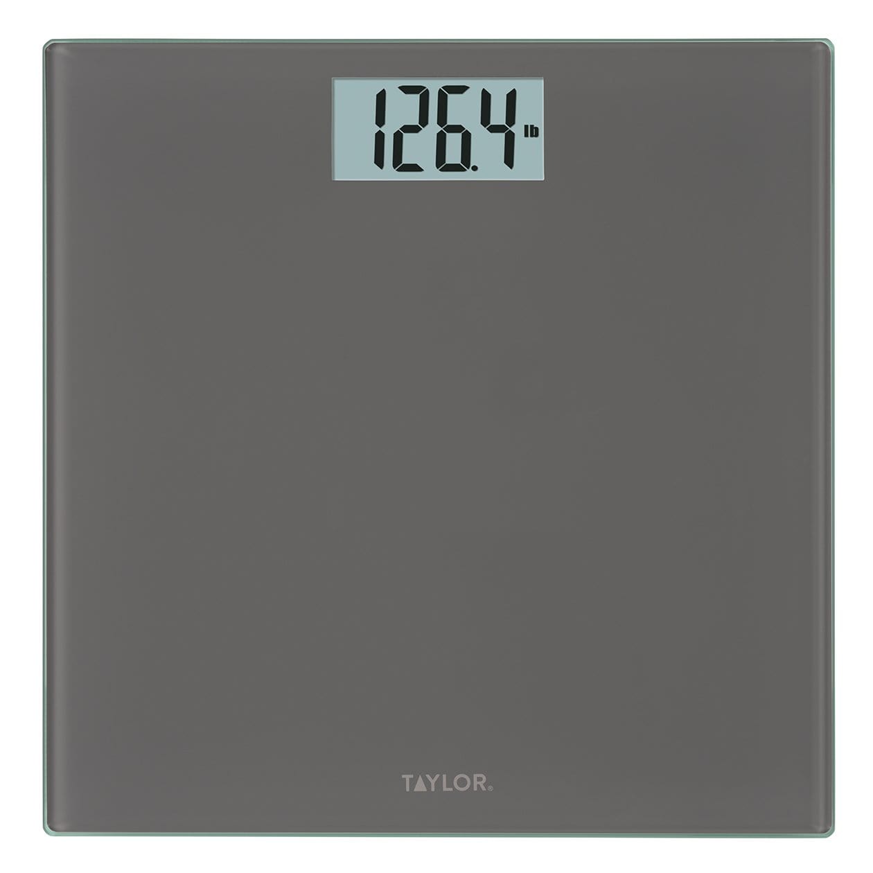 Digital Glass Bathroom Scale with Charcoal Finish