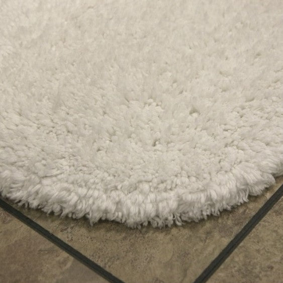 Elegance Bath Rug, Cotton 28oz Face Wt., 5/8" Cotton Pile, Cotton Duck Backing, 14oz
