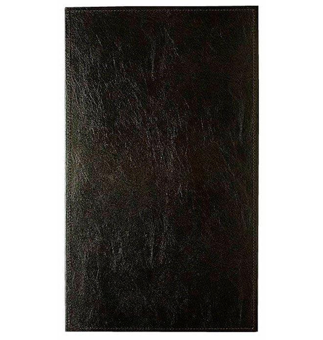 Deskpad Holder, 8.5"x14" Paper, Faux Leather