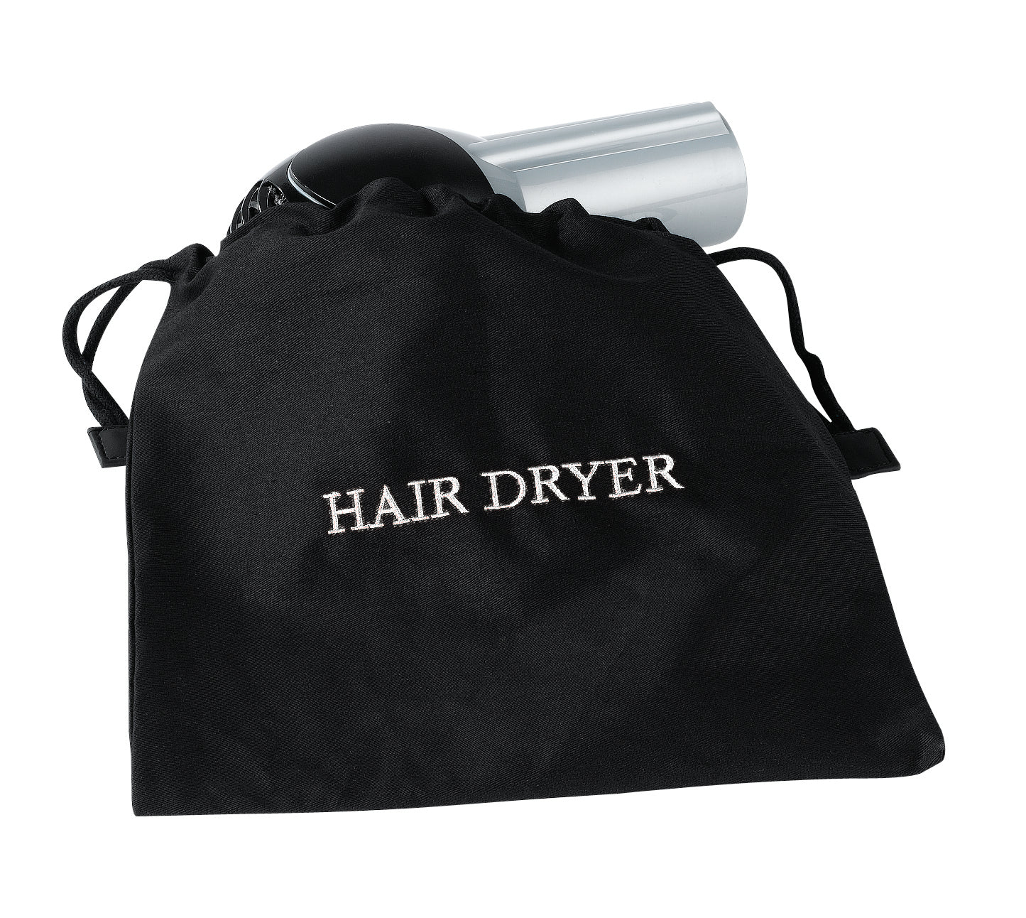 Fire Retardent Hair Dryer Bag, Black