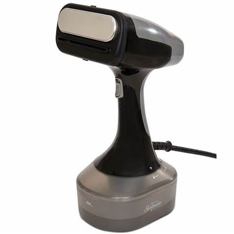 Sunbeam® Handheld Garment Steamer, Auto-Off, 45 second heat up, 15 minutes continuous steam, grey/black 3 year warranty