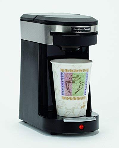Coffeemaker, Deluxe 1 Cup Pod, Auto Shut Off, Black/Stainless Steel (also available in 230V)