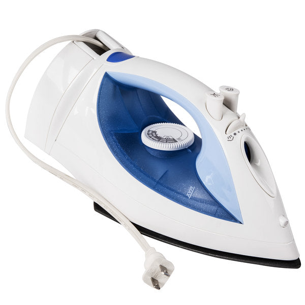 Steam/Spray Iron, Mid Size, with Retractable Cord, Position Sensing Auto Shut Off