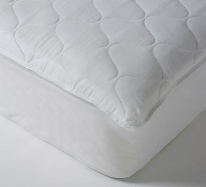 Ultimate Comfort Choice Value, Poly knitted expandable skirting, fits mattresses 12"-18", Poly/Cotton Top & polyester Bottom - Quilted 5" Onion Pattern - 5 oz. Fill per sq. yd.