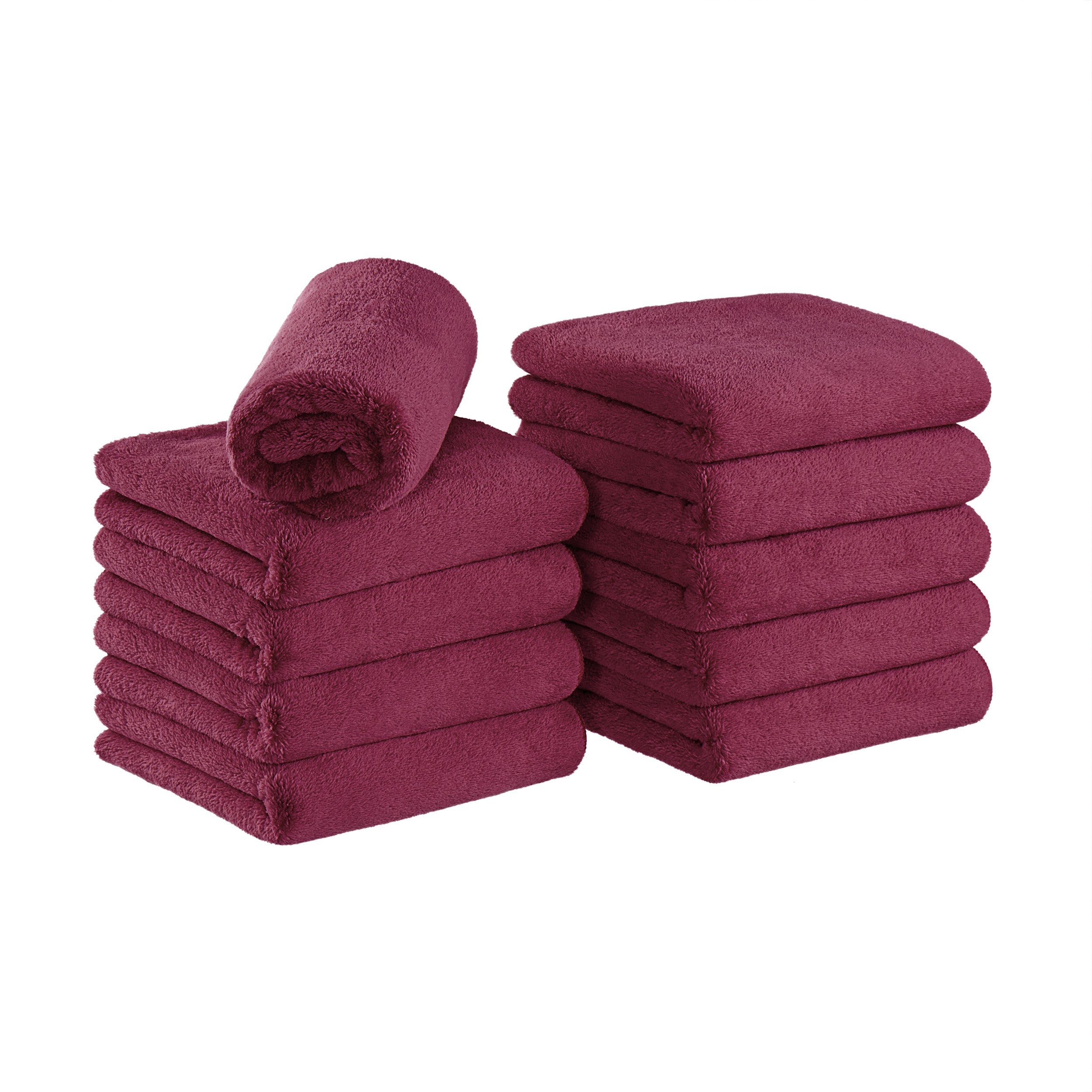Coral Fleece 16"x27" Bleach-Safe Towels