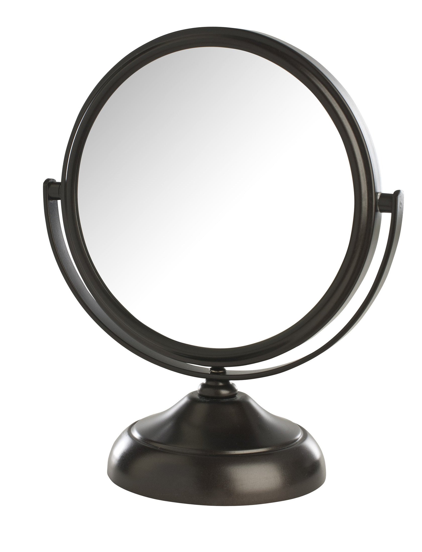 5.5" 5X-1X table Top Mirror, Height 7.5", Bronze