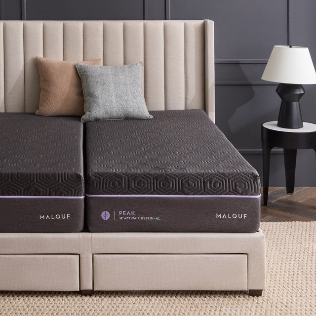 Malouf Peak Activair Foam and Latex Hybrid 14" Mattress with HyperChill Cover