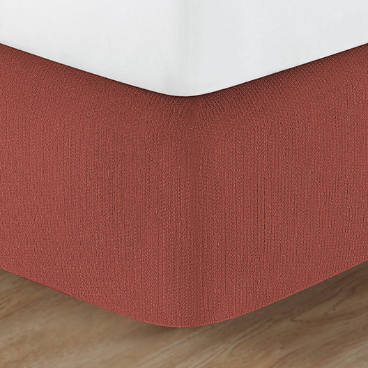 knit2fit™ Helix Box Spring Cover, Paprika