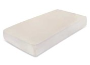 100% Organic Cotton Fitted Sheet for Standard/Full Size Crib & Toddler Mattress, Natural