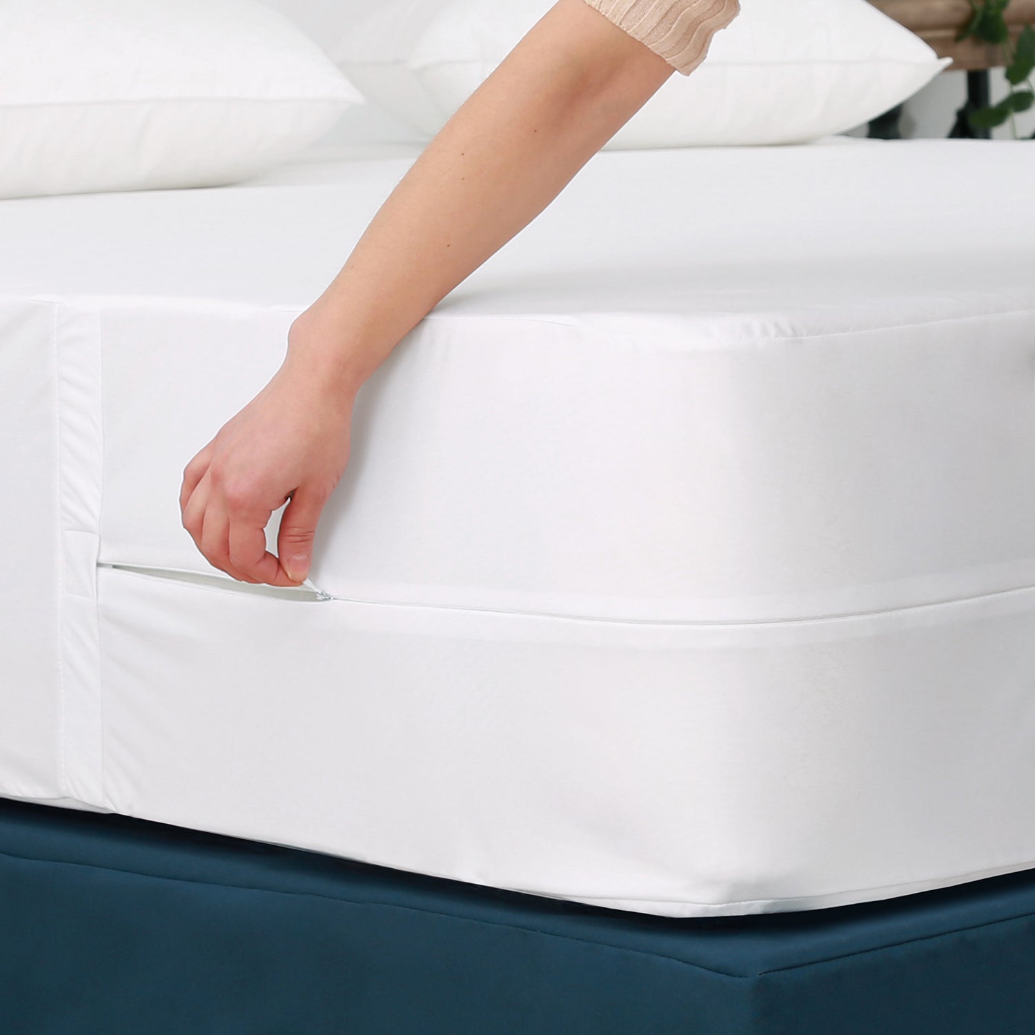 Protextile™ Boxspring / Low Profile Mattress Encasement, Bed Bug, Waterproof