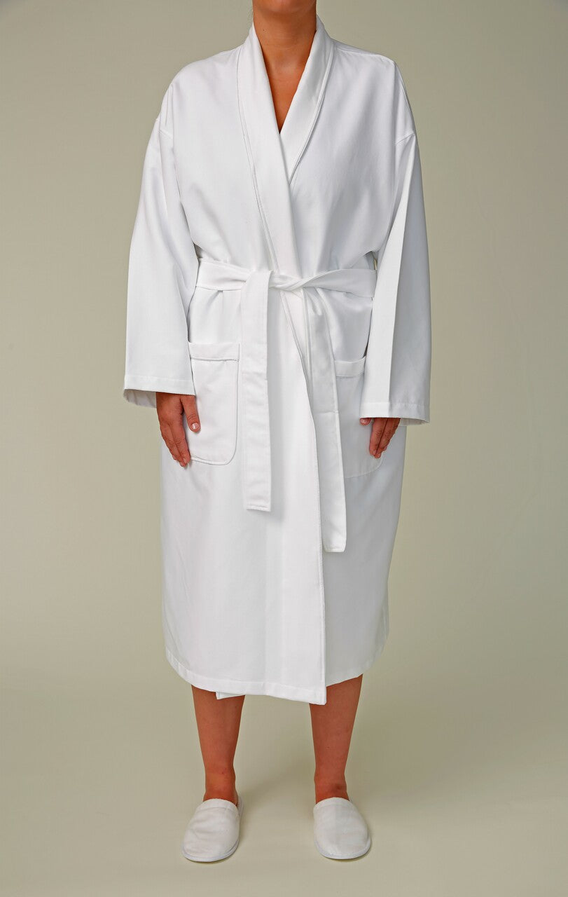 Basic Chamois Microfiber Shawl Bathrobe