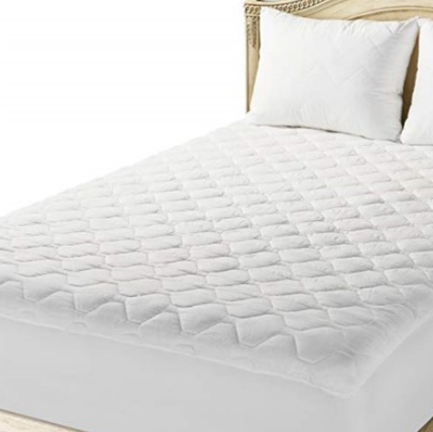 Comfort Choice Value Fitted 12" Skirt, Poly/Cotton Top & Bottom - Quilted 5" Onion Pattern - 5 oz. Fill per sq. yd.