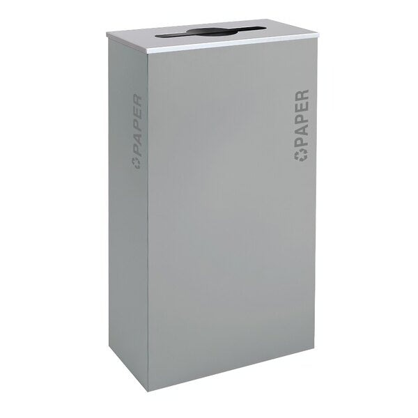Black Tie Series KD 17 Gal Recycling Receptacle, Comingle