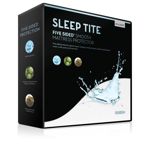 Sleep Tite Five 5ided Smooth Mattress Protector