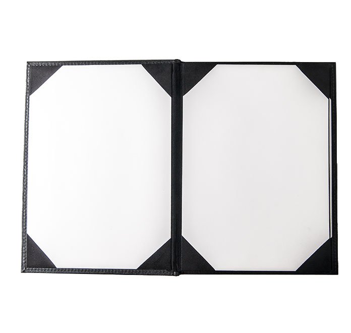 Super-Premium Menu Cover, Faux Leather, Multiple Sizes