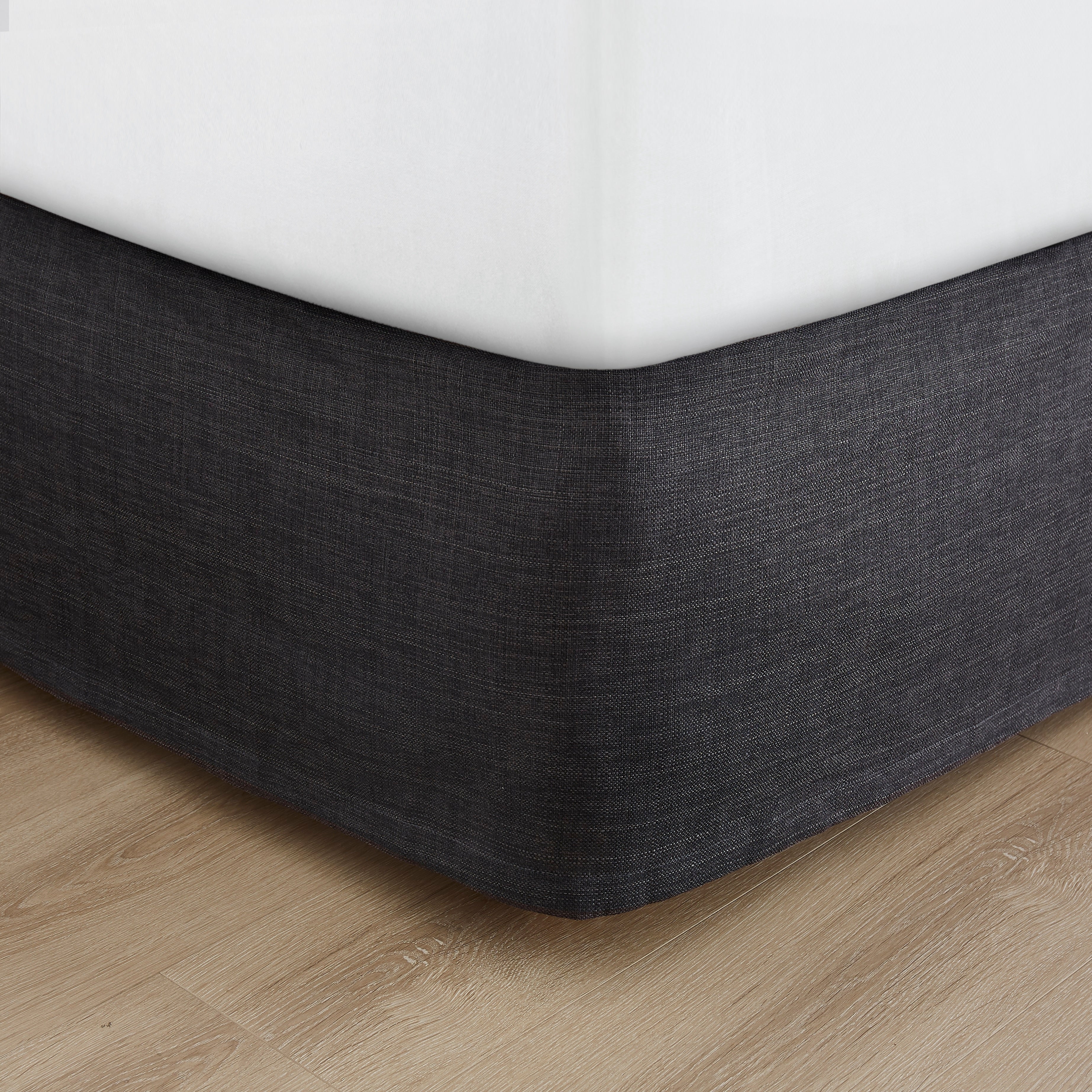 Westbrook Fitted Bed Skirt, Caviar