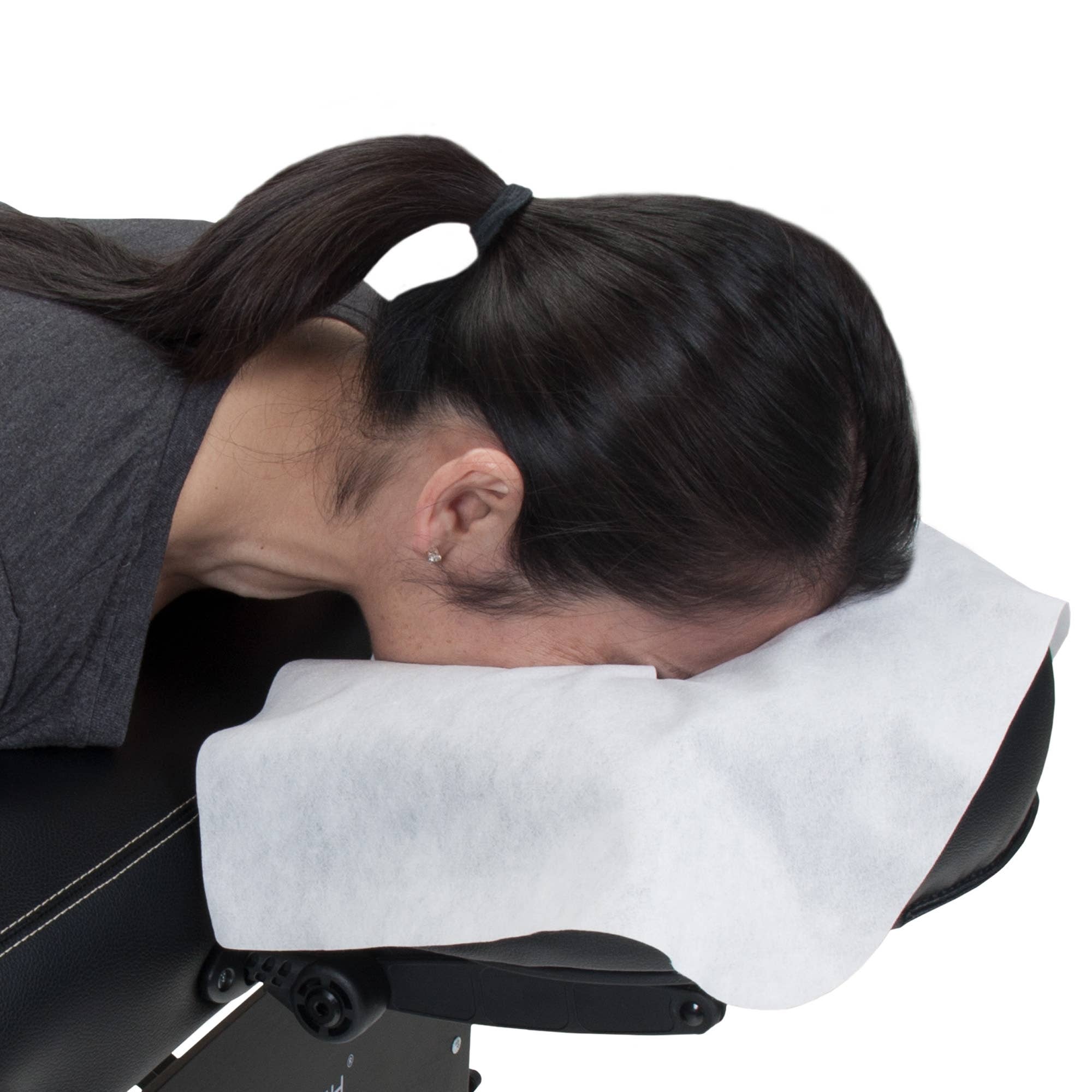 Flat Disposable Headrest Covers, 100 Count