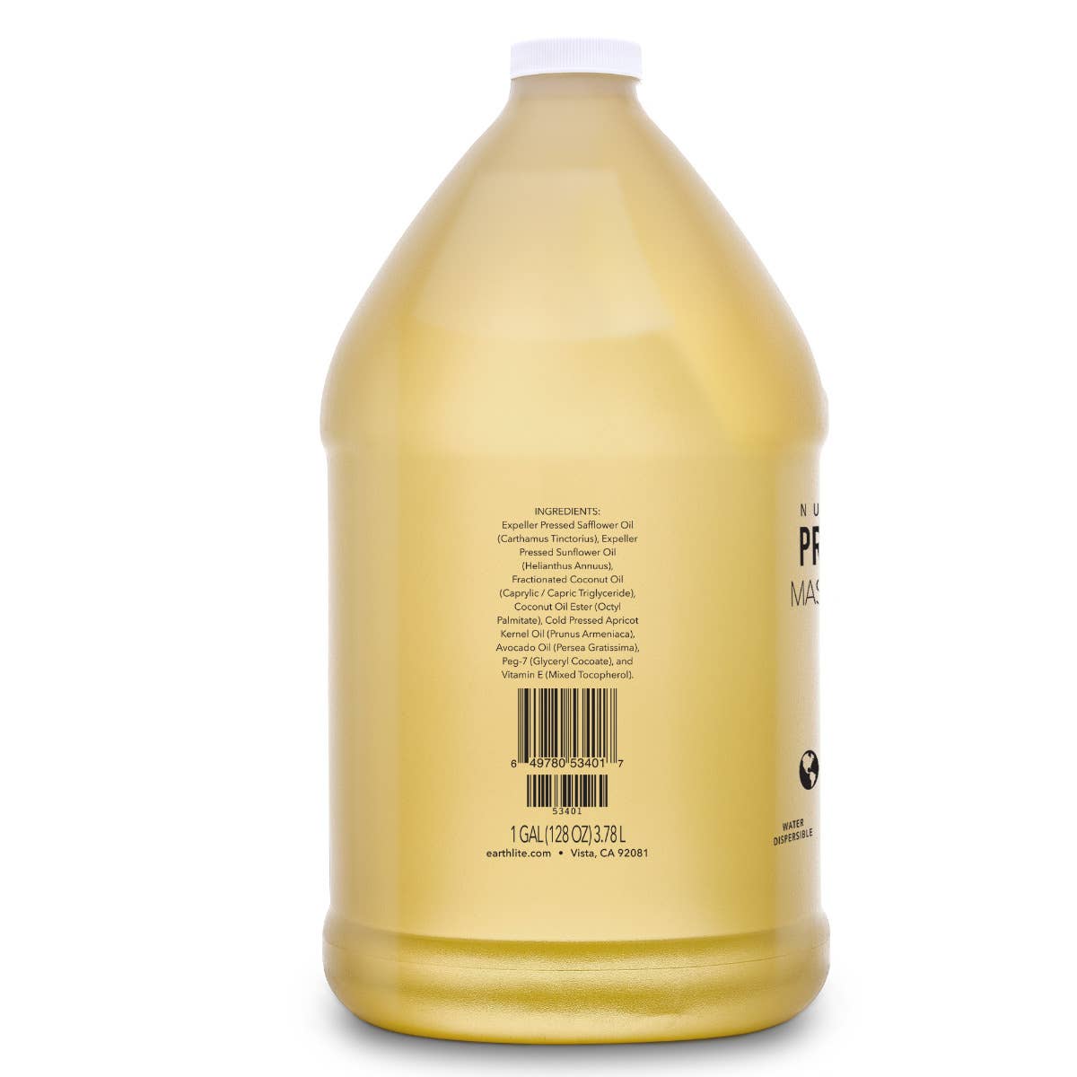 Earthlite Nut-Free Pro-Lite Massage Oil 8 oz