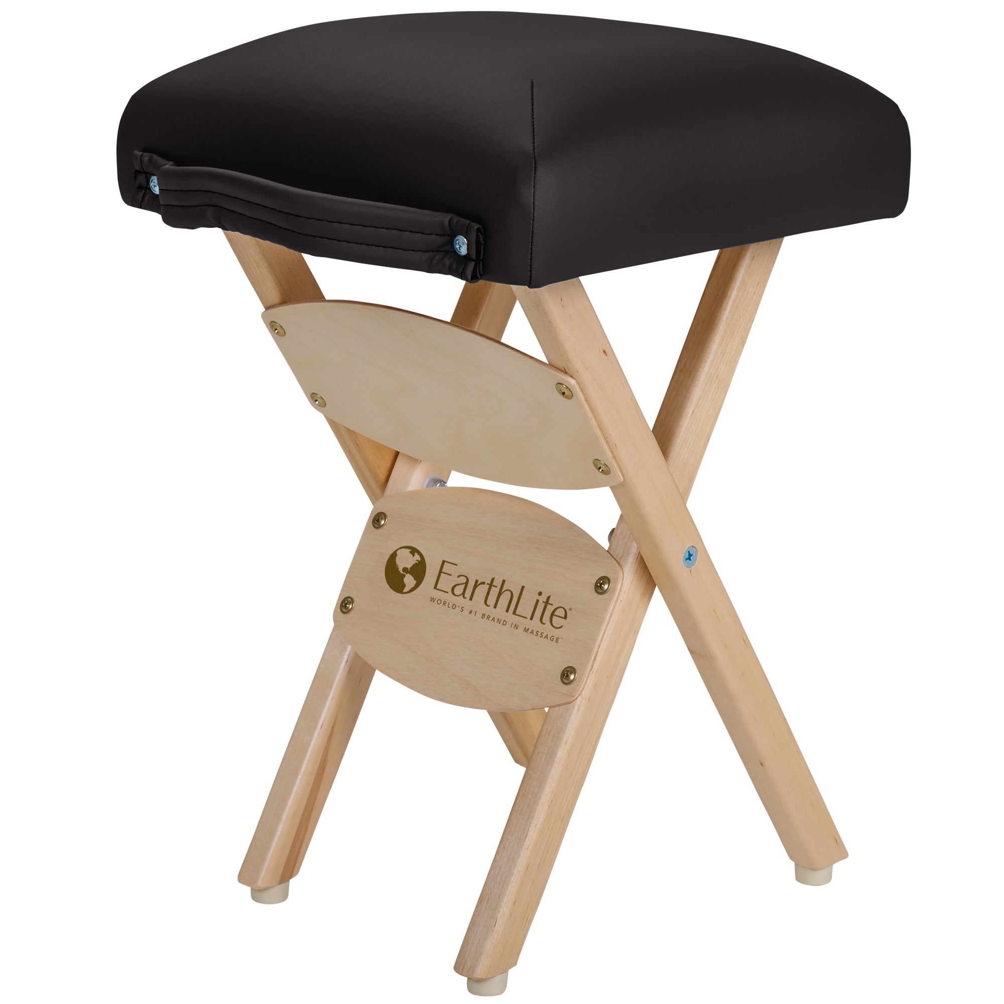 Folding Portable Stool (seat height 19.5”, Blue, Black, Vanilla & Marie's Beige only).