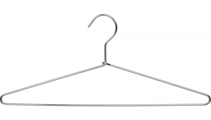 17" Chrome Metal Top Hanger